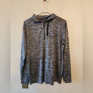 Library pro long sleeve athletic long sleeve grey shirt size mens medium